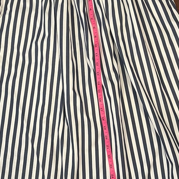 NWT ZARA NAVY STRIPED SKIRT large - Picture 2 of 6